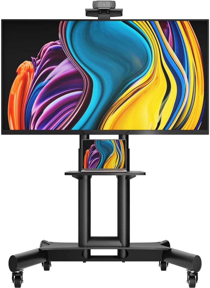 Laikiklis ONKRON mobilus televizoriaus stovas 43–75 col., iki 65 kg, VESA 600 × 400, TS1551-B