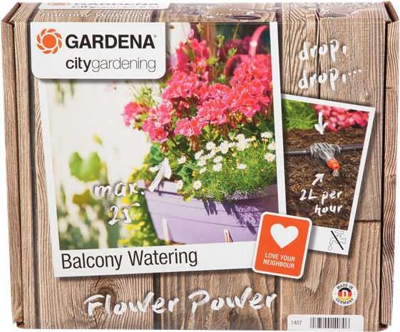 Gardena Pilnai automatizuota gėlių lovelių laistymo sistema