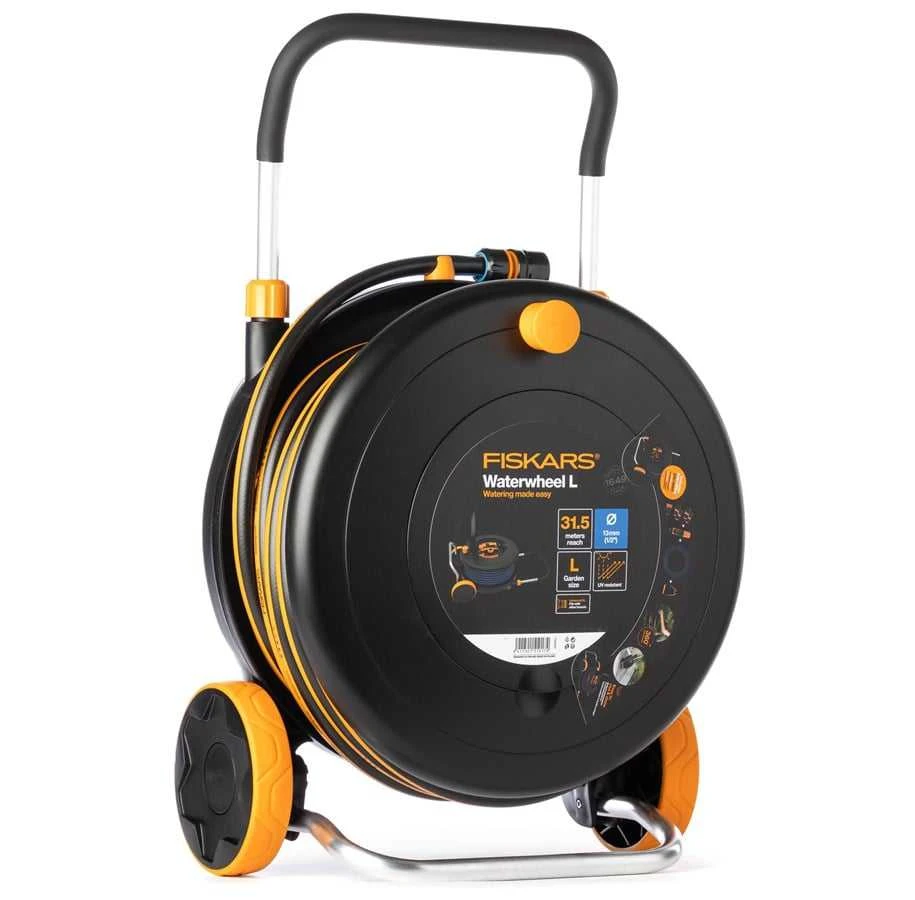 Fiskars Sodo ritė su 30 m žarna Waterwheel  L