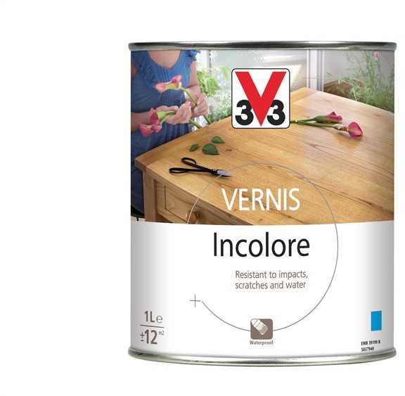 Baldų lakas, matinis V33 Incolore, 1 l, skaidrus