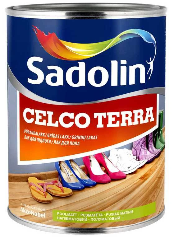 Medinių grindų lakas SADOLIN CELCO TERRA 20, pusiau matinis, 1 l