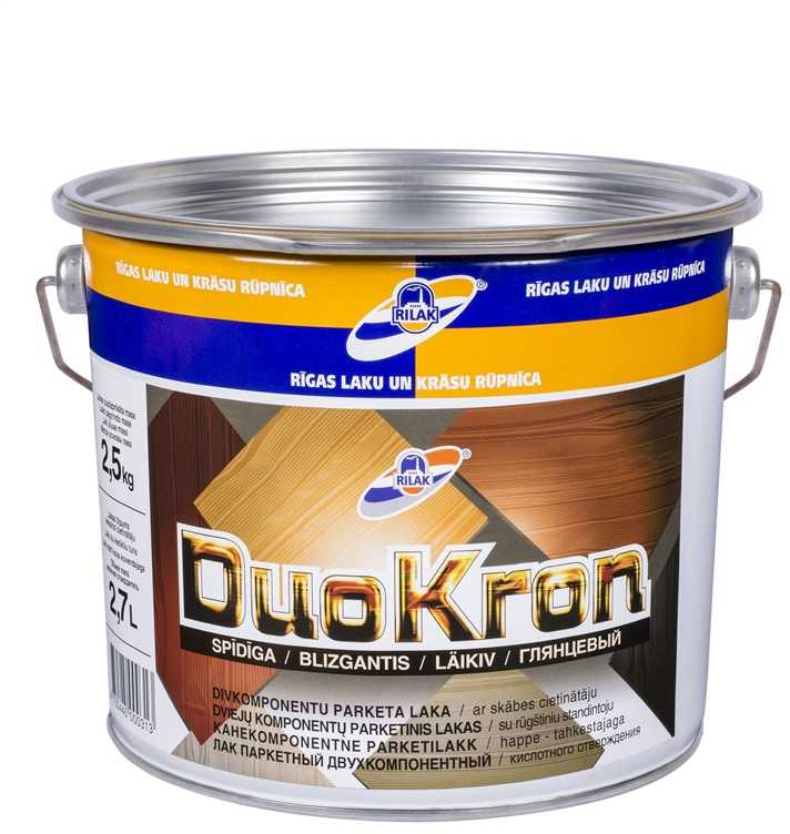 Rilak Parketo lakas su kietikliu DUOKRON 2,7l