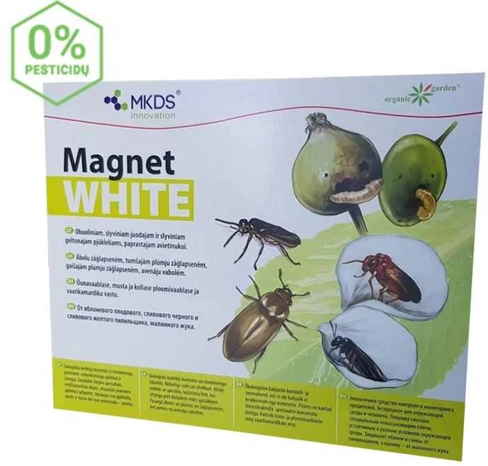 Mkds Pjūklelių ir avietinukų gaudyklė MAGNET Baltas