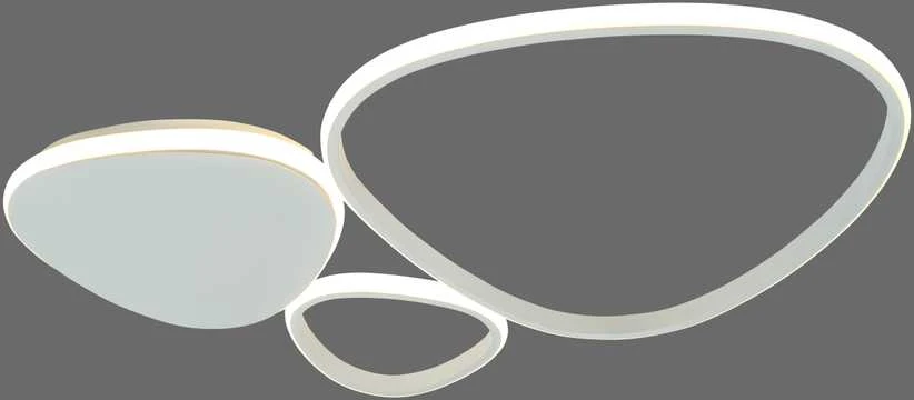 Lubinis šviestuvas Domoletti Lampa sufitowa LED GULF D62 4000K Baltas
