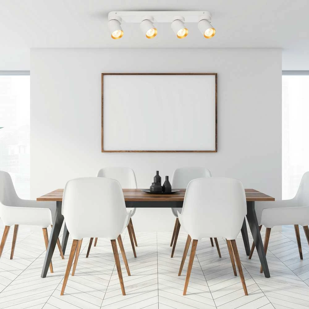Lubinis šviestuvas Nezatříděno Lampa sufitowa Domoletti CEILING LIGHT TUNIS 4XGU10 ML9938 W/GOLD