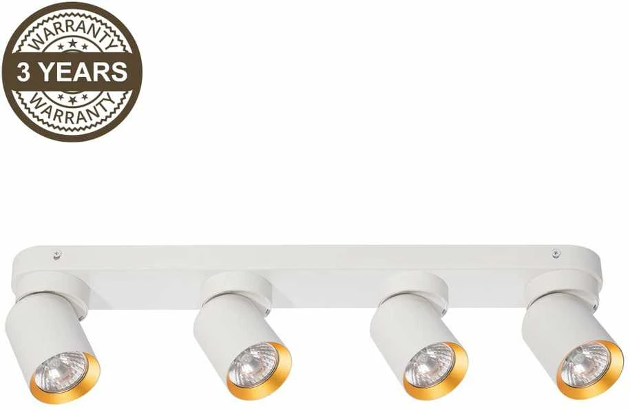 Lubinis šviestuvas Nezatříděno Lampa sufitowa Domoletti CEILING LIGHT TUNIS 4XGU10 ML9938 W/GOLD