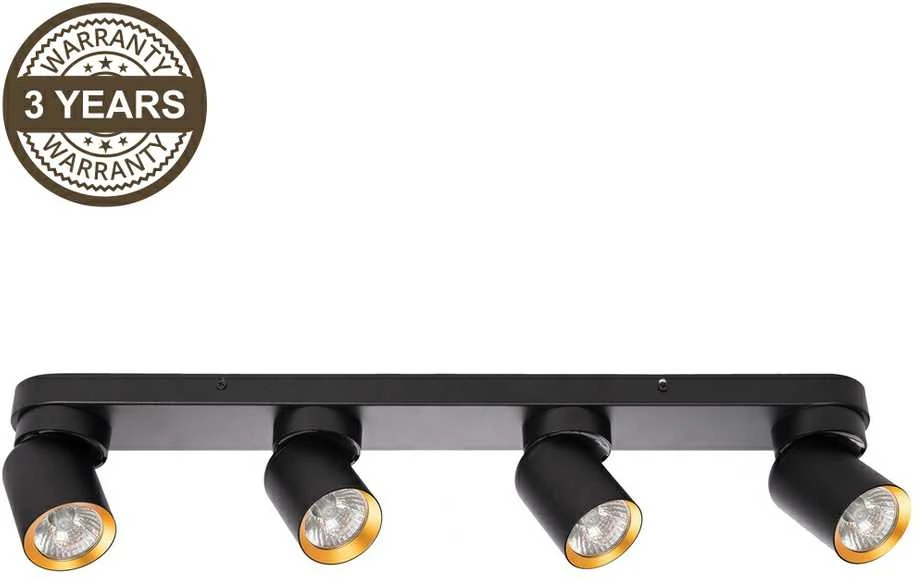 Lubinis šviestuvas Nezatříděno Lampa sufitowa Domoletti CEILING LIGHT TUNIS 4XGU10 ML9939 B/GOLD