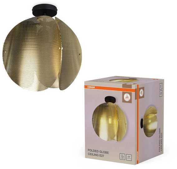 Lubinis šviestuvas Osram Paviršinis šviestuvas FOLDED GLOBE, E27, aukso sp.