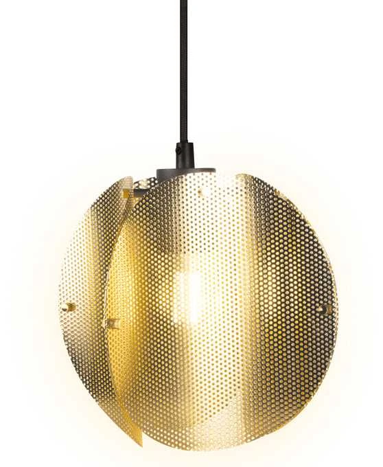 Osram Pakabinamas šviestuvas FOLDED GLOBE, 3xE27, aukso sp.
