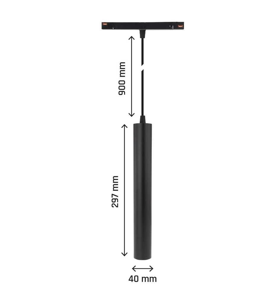 Lubinis šviestuvas Šviestuvas lubinis Spectrum SYSTEM SHIFT 48V HANGIT, 12 W