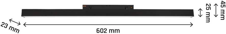 Pakabinamas šviestuvas Šviestuvas lubinis Spectrum SYSTEM SHIFT 48V LINE M, 17 W