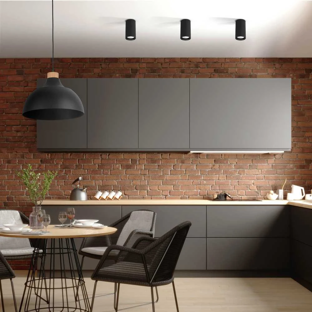 Lubinis šviestuvas Tk_Lighting Šviestuvas įleidžiamas TK Lighting Tune 10022, GU10, juodas