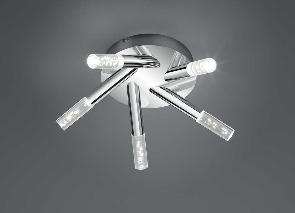 Lubinis šviestuvas Šviestuvas lubinis Trio Bolsa, LED, 3000 °K, 5 x 3.1 W