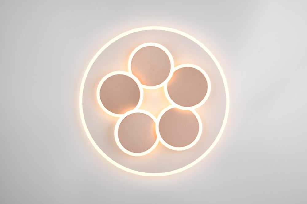 Lubinis šviestuvas Šviestuvas lubinis Trio Mandala, LED, 2700 - 6500 °K, 1 x 35 W