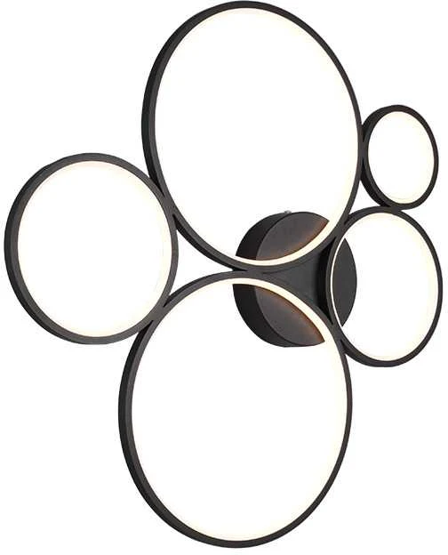 Lubinis šviestuvas Trio RONDO LED CEILING LAMP Matinis Juodas