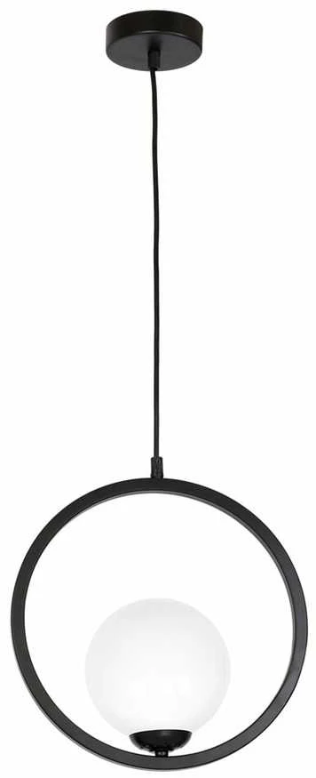 Lubinis šviestuvas Lampa wisząca Domoletti PENDANT LIGHT KONYA E14 Juodas/Baltas