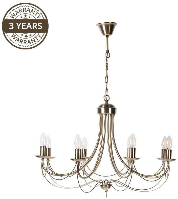 Lubinis šviestuvas Carruzzo PENDANT MARIANA MD9668-8 8X60W E14