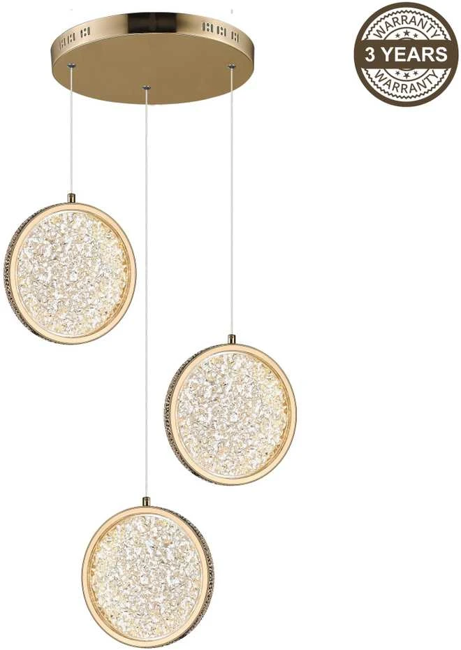 Pakabinamas šviestuvas Carruzzo Pendant lamp LED Napoli A2378-3 30CM 30W
