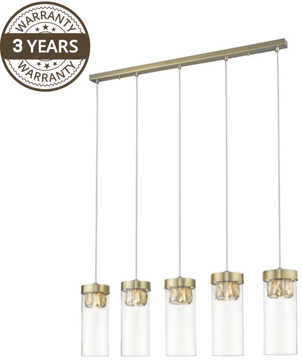Lubinis šviestuvas Carruzzo Pendant lamp Porto 20101AB-5F 5x25W G9
