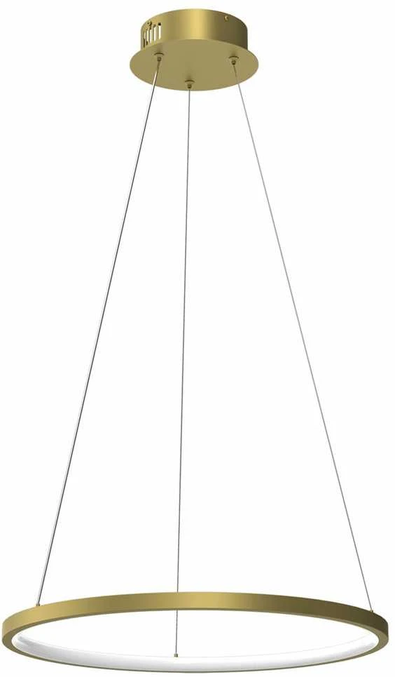Lubinis šviestuvas Carruzzo pakabinamas LED šviestuvas Ronday, 50 cm, 27 W, auksinis