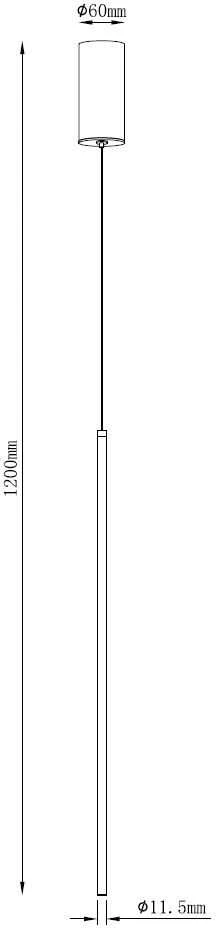 Pakabinamas šviestuvas Domoletti PAKABINAMAS LED ŠVIESTUVAS SIBIU BAR 4000K JUODA