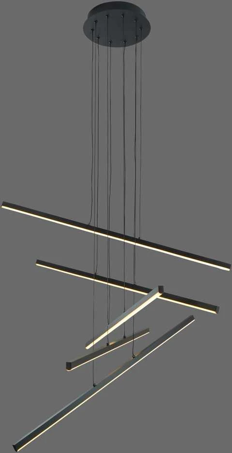 Pakabinamas šviestuvas Carruzzo PAKABINAMAS LED ŠVIESTUVAS SIBIU 60W 4000K JUODA