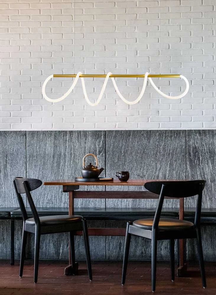 Lubinis šviestuvas Domoletti PENDANT LED LIGHT TIGRIS LONG 4000K GOLD
