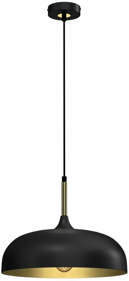 Lubinis šviestuvas Nezatříděno Carruzzo PENDANT LIGHT VOLOS E27 Juodas/GOLD