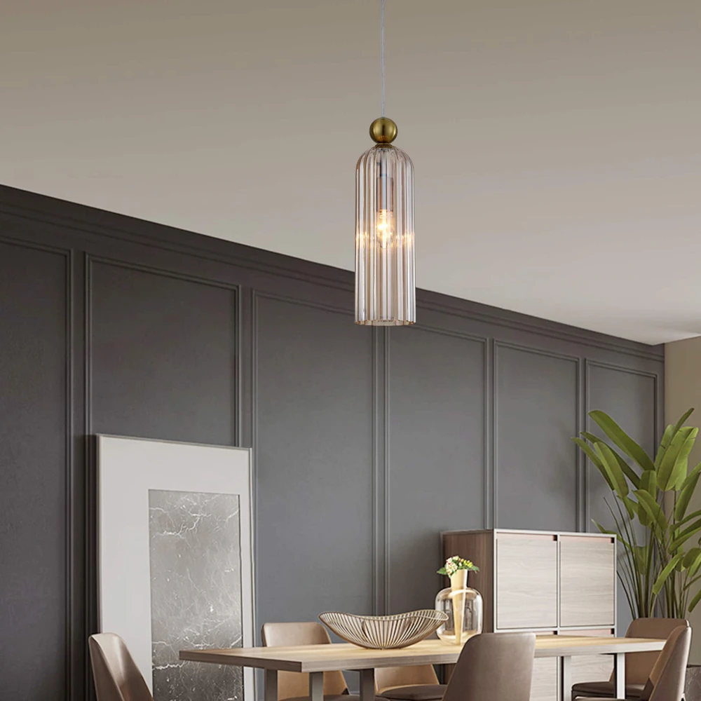 Šviestuvas kabinamas Light Prestige Piega LP-939/1P amber, E14, 1 x 40 W