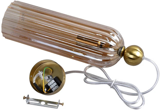 Šviestuvas kabinamas Light Prestige Piega LP-939/1P amber, E14, 1 x 40 W