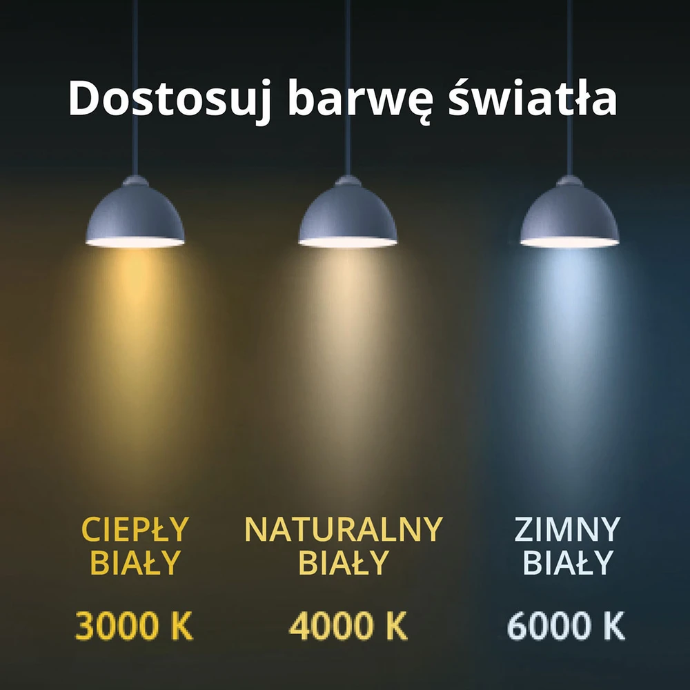 Šviestuvas kabinamas Light Prestige Ring LP-909/1P M BK CCT, LED, 3000 - 6000 °K, 1 x 35 W