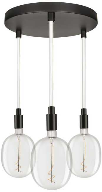Osram Pakabinamas šviestuvas GLOW PENDULUM, 3xE27, juodas