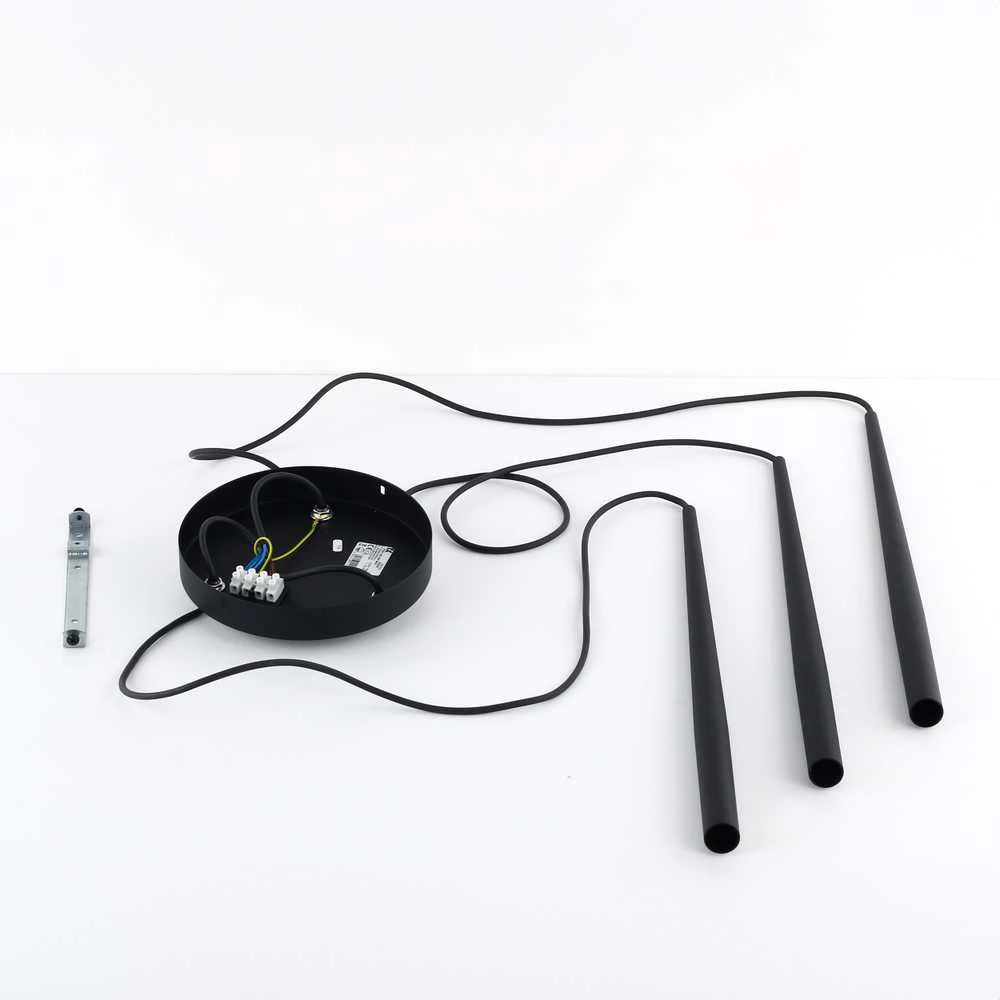 Pakabinamas šviestuvas TK Lighting LAMP PENDANT PIANO G9 3X8W BK