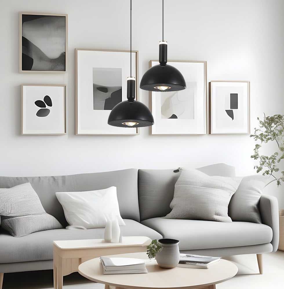 Viokef 5W LED pakabinamas šviestuvas HARPER, skaidrus/juodos/aukso sp., 3000K, 4308500