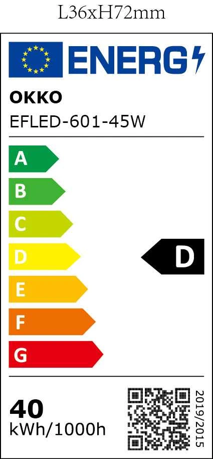 Lubinis šviestuvas Okko Ledinside LUMINAIRE TRI-PROOF 45W LED 740 IP65 150