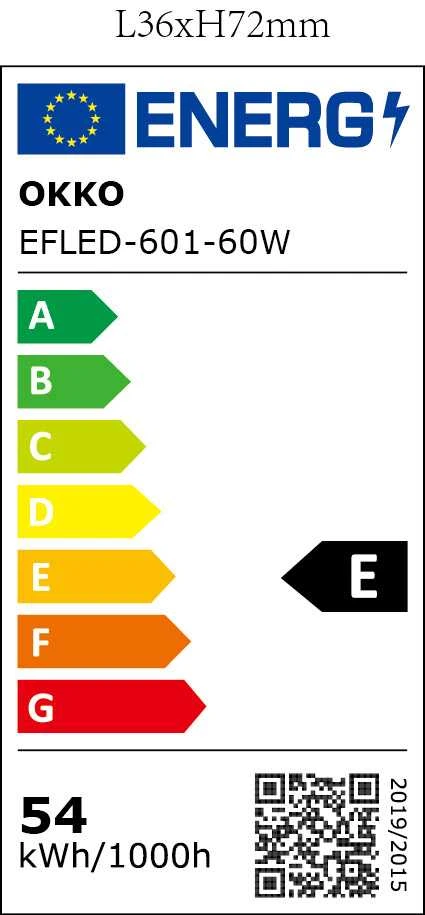 Lubinis šviestuvas Okko Ledinside LUMINAIRE TRI-PROOF 60W LED 740 IP65 120
