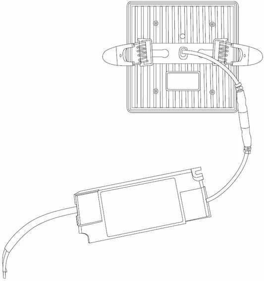 Įmontuojamas šviestuvas Domoletti FRAMELESS, 18W, 4000°K,LED