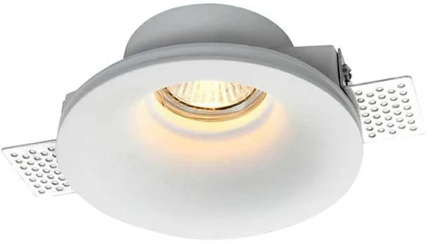 Šviestuvas įleidžiamas Domoletti GYPSUM, GU10, baltas