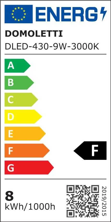 Lubinis šviestuvas Domoletti LED PANEL DLED-430 9W 3000K R