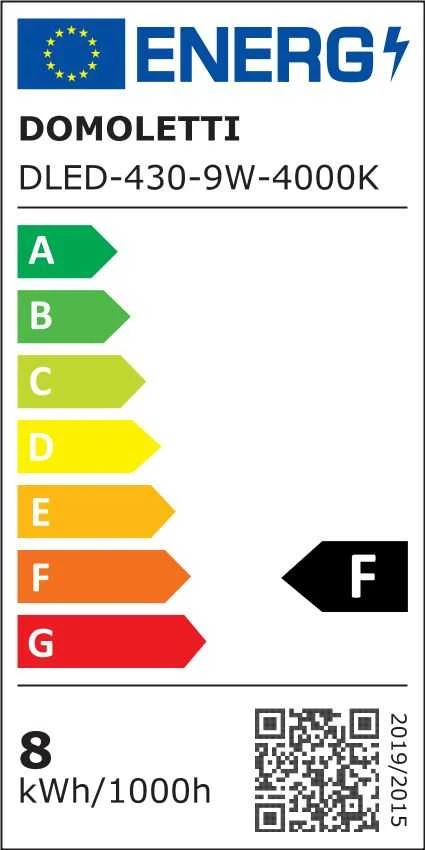Lubinis šviestuvas Domoletti LED PANEL DLED-430 9W 4000K R