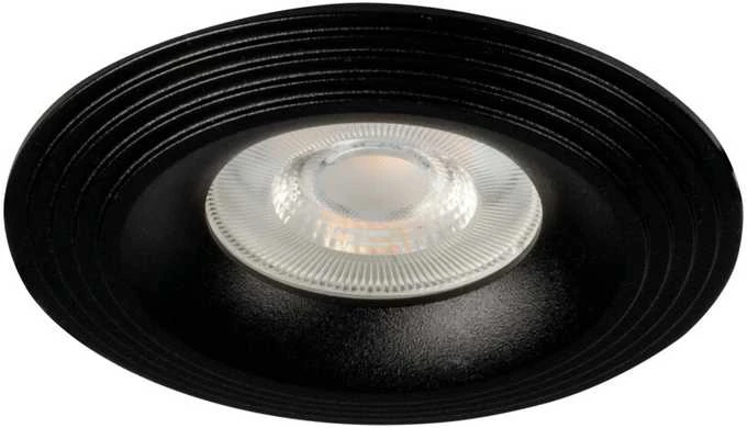 Šviestuvas įleidžiamas Kanlux Liglo, 10W, GU10, juodas