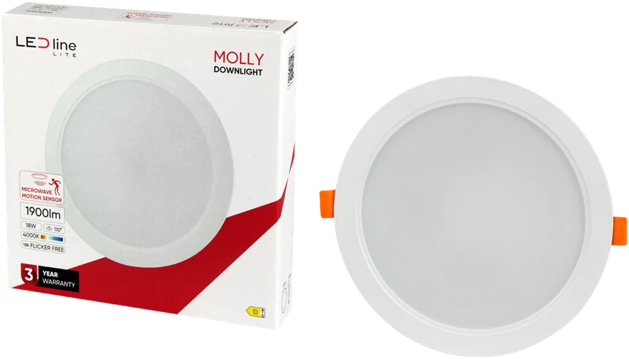 Led_Line Įmontuojamas šviestuvas LED Line MOLLY, 18W, 4000°K, LED