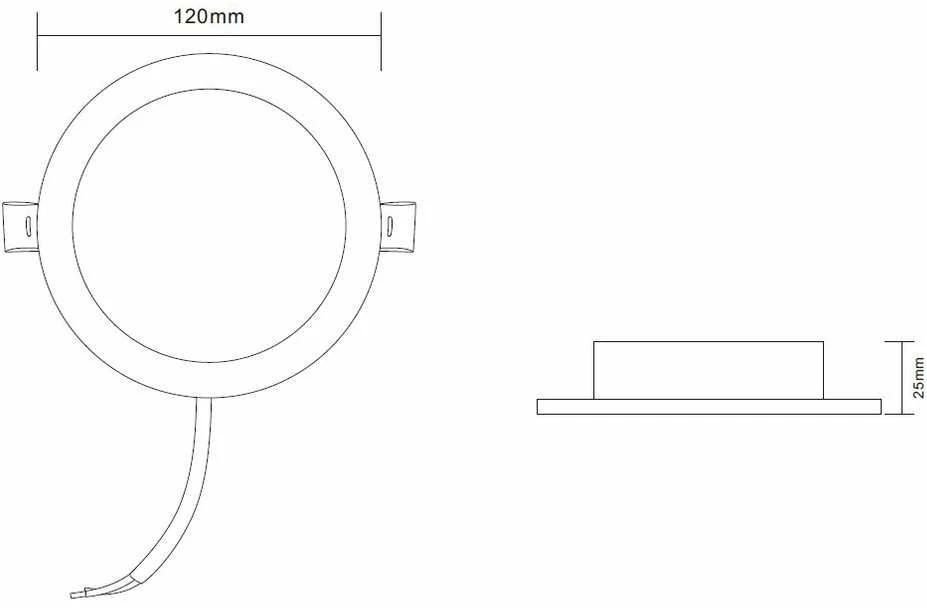Okko GTV RECESSED LED LIGHT EPIRUS 6W ROUND
