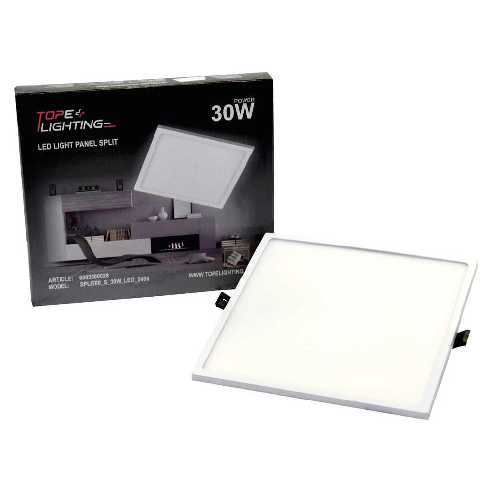 TOPE Įmontuojama kvadratinė LED panelė "SPLIT" 30W-4000K