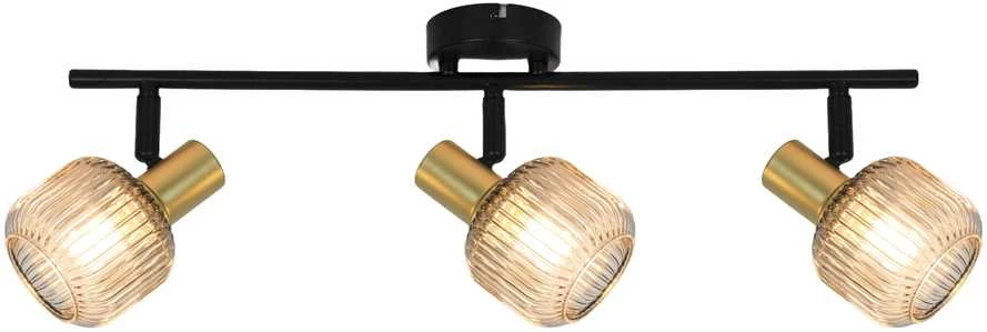 Domoletti SPOT LIGHT SHADOW 3XE14 Juodas/GOLD