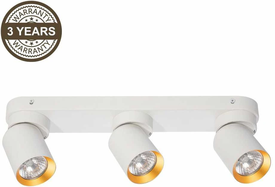 Lubinis šviestuvas Lampa sufitowa Domoletti CEILING LIGHT TUNIS 3XGU10 ML9936 W/GOLD