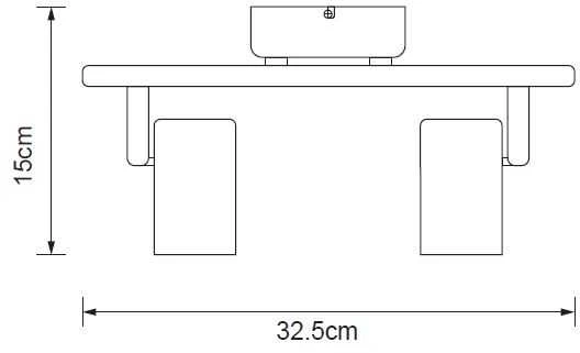 Lubinis šviestuvas Šviestuvas nukreipiamasis Okko Safi GU13014D-2TU BLK, GU10, 2 x 5 W