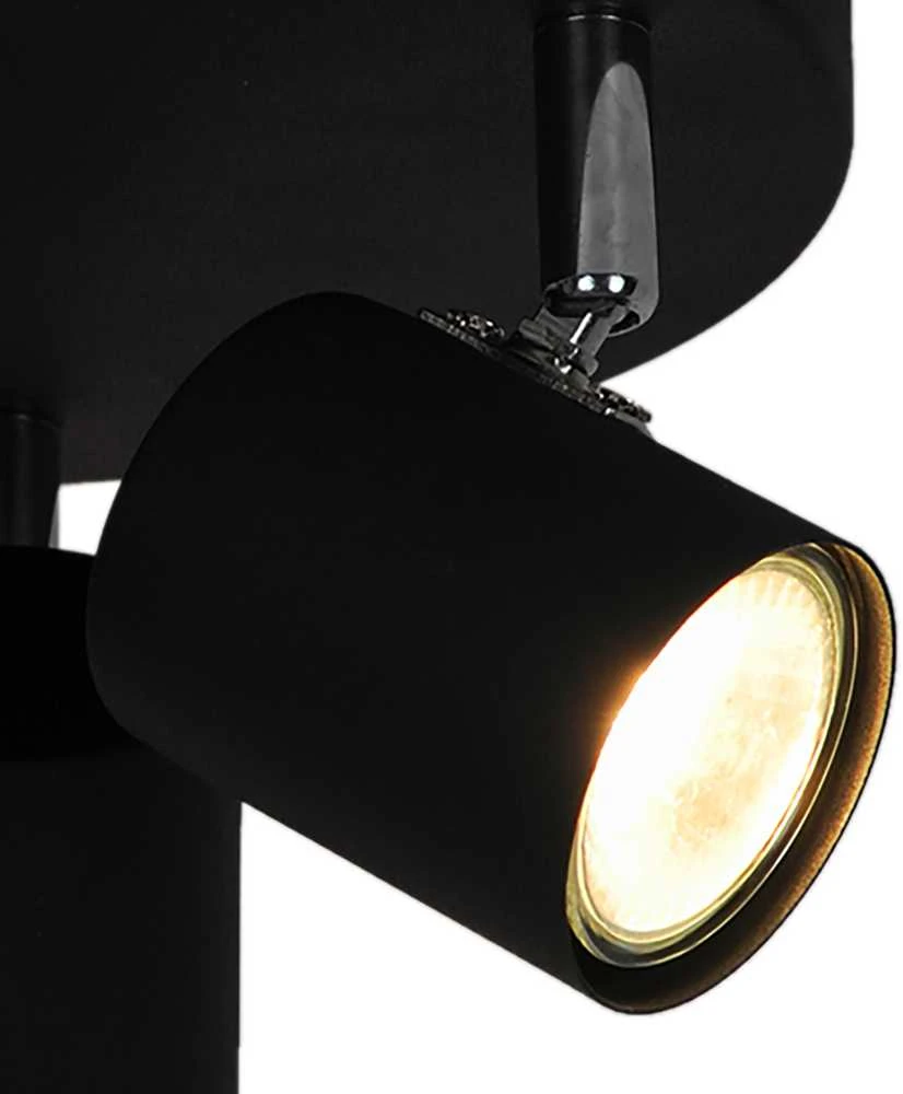 Lubinis šviestuvas Okko Šviestuvas nukreipiamasis Safi GU13014D-3R BLK, 15 W, GU10
