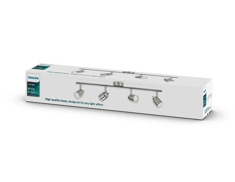 Lampa pārvietojams Philips Meranti 915005222401, GU10, 4 x 35 W
