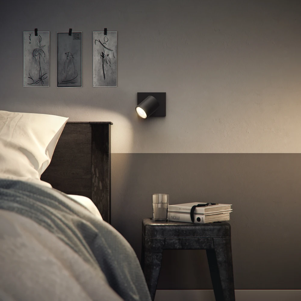 Lampa pārvietojams Philips Runner 929003204701, GU10, 1 x 20 W